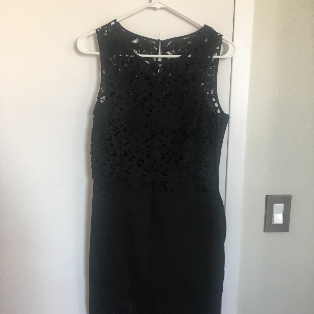 H&M black sheath dress